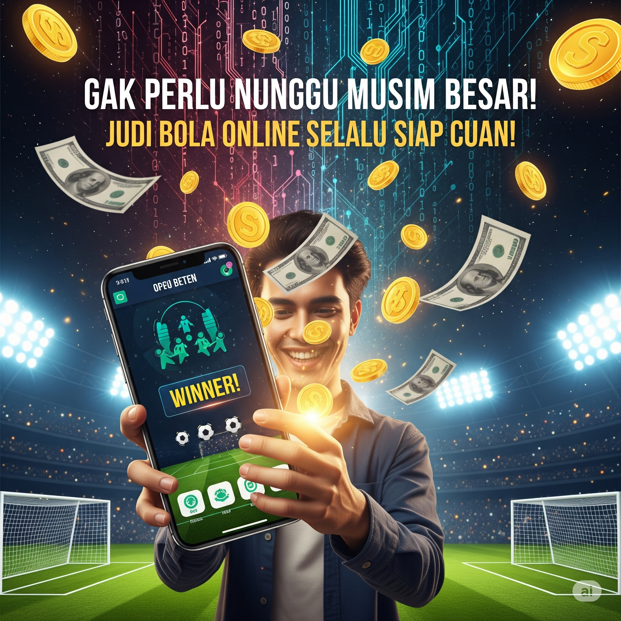 Gak Perlu Nunggu Musim Besar! Judi Bola Online Selalu Siap Cuan!