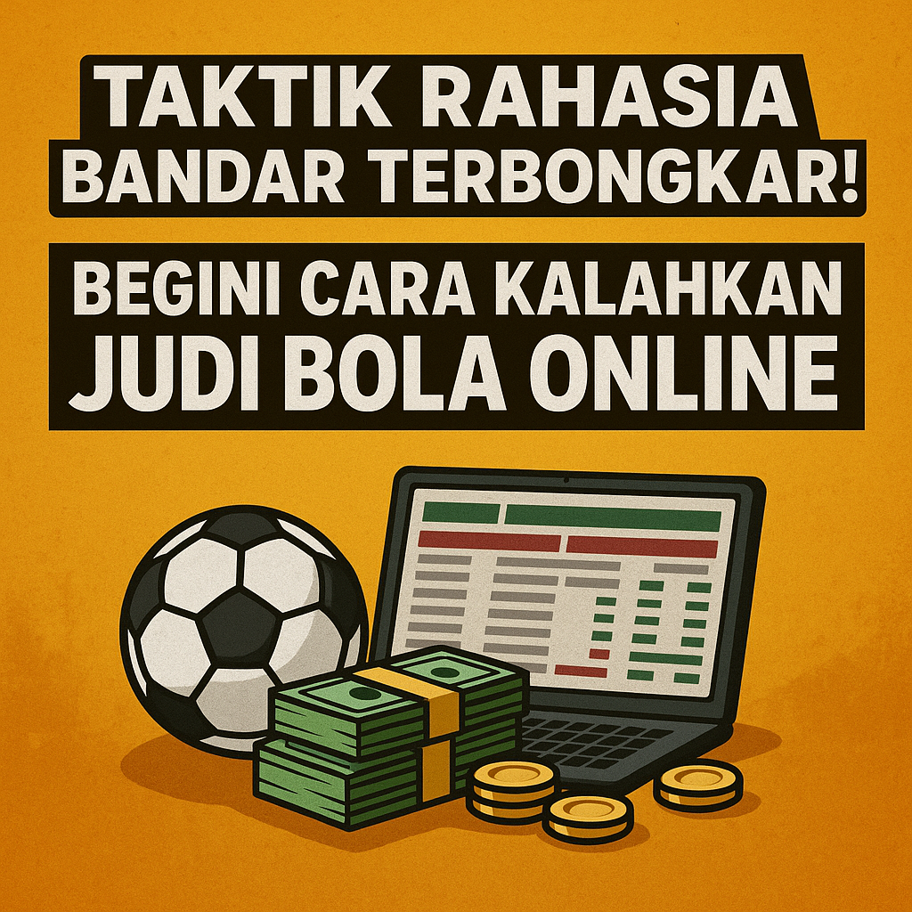 Taktik Rahasia Bandar Terbongkar! Begini Cara Kalahkan Judi Bola Online